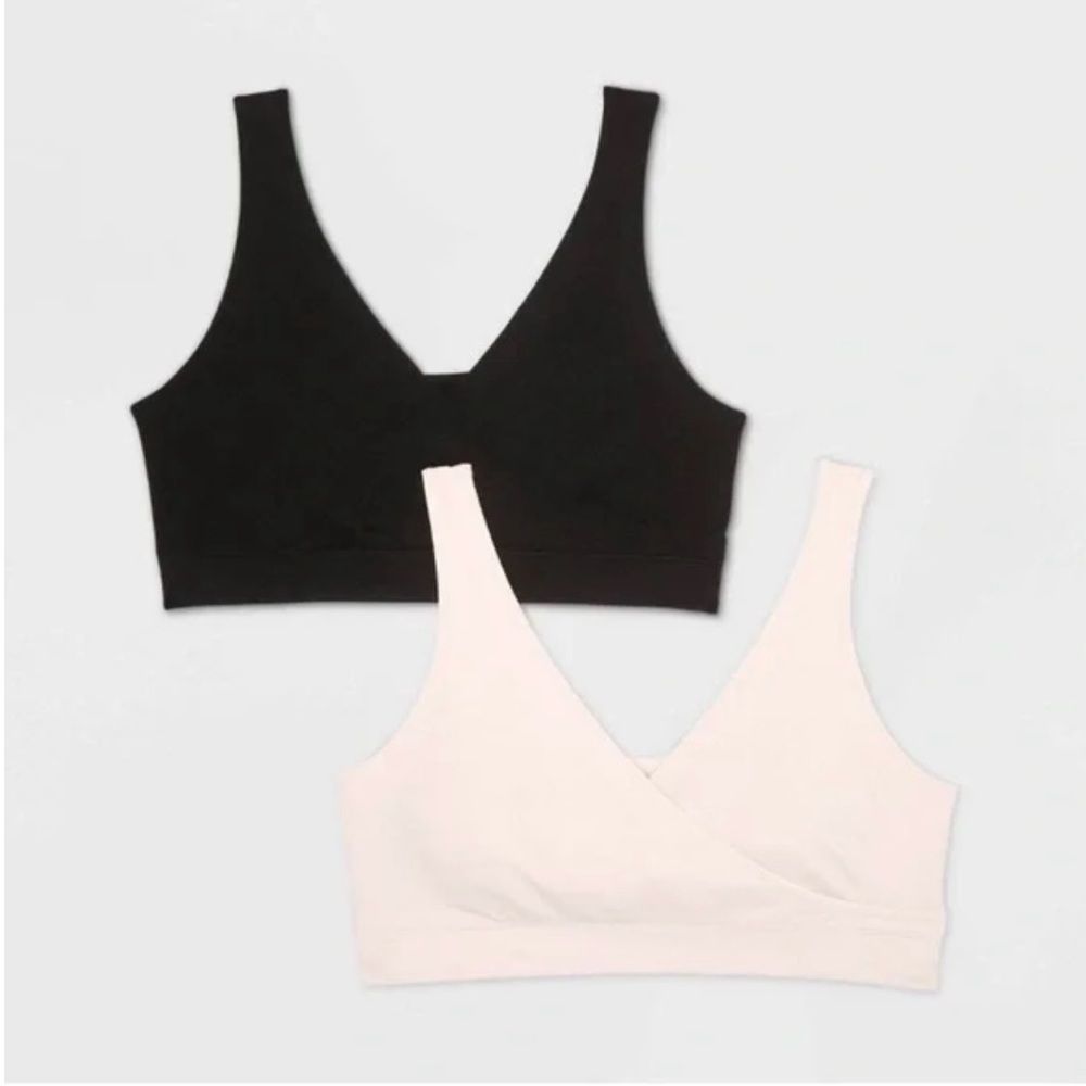 2-pack of Auden nursing bras